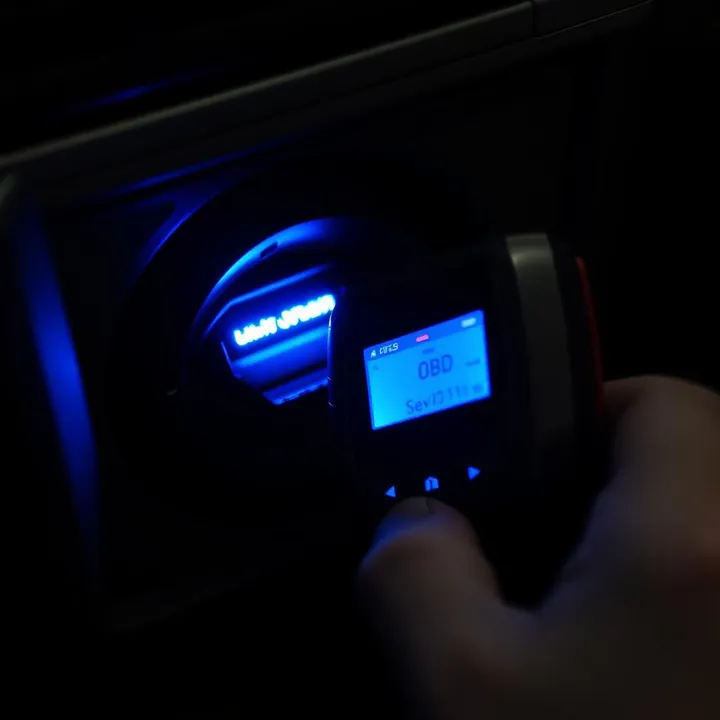 Análise técnica em sistema automotivo com equipamento de medição