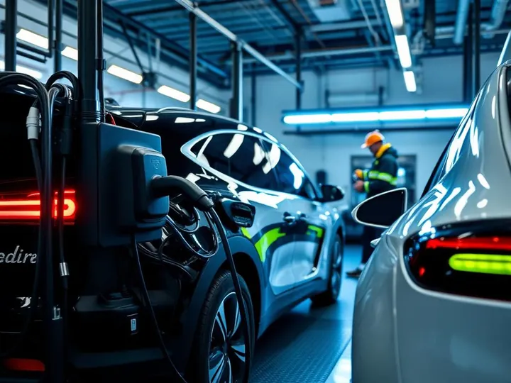 Serviço especializado em veículos elétricos